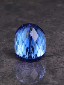 High Quality Royal Blue Ring, Women's Stainless Steel Blue Sapphire Synthetic Sapphire Ring - Blue - View 6