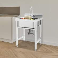 YUNRUX Kitchen Sinks - Silver - View 10