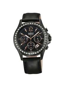 Orient Watch For Men - Analog Leather Band - STW00001B0 - Black - View 8