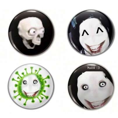 Interesting Pattern Brooch Pin, Women's Lapel Brooch Pin, Bag Pendant, Fashion Accessory, Fun Gift For Friends, Family, Teachers And Classmates