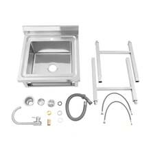 YUNRUX Kitchen Sinks - Silver - View 5
