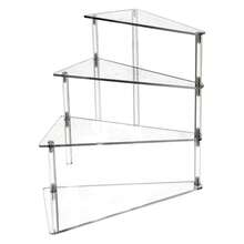 3/4 Tier Transparent Acrylic Tiered Makeup Organizer, Multi-Functional Perfume & Cosmetics Display Shelf, Vanity Dresser Storage Rack - Clear - View 10