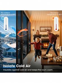 Película de ventana reflectante, removible, con aislamiento térmico y bloqueo UV, aplicable para el hogar y la oficina, en color azul y plateado - Película de aislamiento térmico - Ver 2