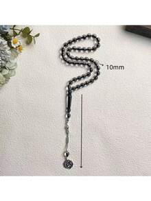 45pcs Transparent Edge Acrylic Beaded Prayer Beads, Suitable For Religious And Daily Use - Multicolor - View 4