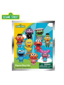 Monogram 1PC Officially Licensed Blind Box Surprise Box 3D Figurine Bag Clip Charms Elmo Bert Cookie Monster Backpack Decor Anime Collector Kering Birthday Holiday Gift - Multicolor - View 4