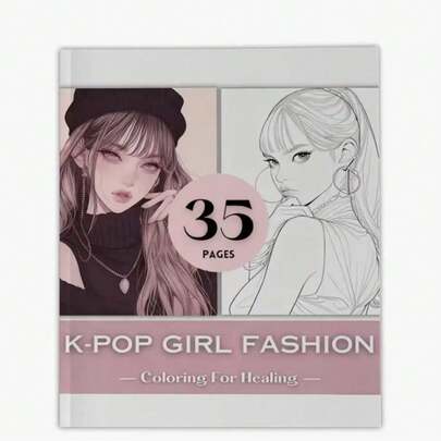 هذا كتاب تلوين للبالغين بموضوع الموسيقى الكورية (K-pop) مصنوع من ورق قوي وغلاف حيوي، مما يسمح للبالغين بالتلوين بسهولة. إنه هدية رائعة للمناسبات مثل عيد الحب، عيد الميلاد، عيد الفصح وغيرها.