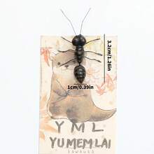 冰箱贴 - 微景观装饰,逼真的苍蝇、瓢虫、蚂蚁、蜜蜂、蜣螂,趣味礼物,微型摆件,逼真的昆虫 - 仿真昆蟲冰箱貼 - 查看 7