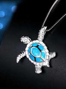 1 Pc Elegant Cubic Zirconia Necklace Pendant For Women For Valentine's Day Gift Engagement Anniversary Party Jewelry - 1# - View 3