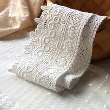 1/5 Yard Vintage Embroidered Lace Trim - Bohemian Style Delicate Floral & Geometric Pattern Lace Edging, Suitable For Sewing, Bags, Home Decor - Durable Lace Trim For Crafting, Christmas Gift Wrapping, Frame Decoration, DIY Princess Canopy - Multicolor - View 6
