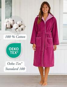 Bathrobe - Fuchsia - View 3
