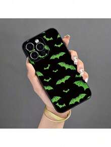 Green TPU Drop-Proof Protective Case For 161514131211ProPlusPro Max, Vintage Retro Style - Multicolor - View 1