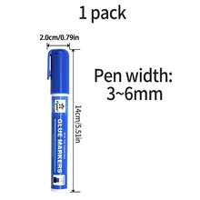 4-In-1 Bullet Journal Glue Pens Set, 4 Nib Styles (1.0mm Round / 3-6mm Rotary / 8.5mm Slanted / 10mm Flat), High Capacity Quick-Drying Non-Acidic Glue Pens For Wet & Dry Use, Smudge-Free For Scrapbooking, DIY, Office - Multipurpose Glue Pen - View 17