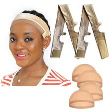 Banda ajustable antideslizante para pelucas de encaje con malla, adecuada para pelucas de encaje de mujer - Multicolor - Ver 1