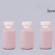 3件組 100ML 旅行尺寸盥洗用品分裝瓶，乳液分裝瓶套組，洗髮精沐浴露空瓶，便攜翻蓋保養霜瓶，可填充擠壓式旅行容器，分裝瓶，適用於洗髮精、洗手液、洗面乳、沐浴露的分裝與儲存，浴室配件，夏季必需品 - 乳液瓶100ML - 查看 11