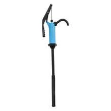 53x3.9x2.3in Plastic Lever Acting Drum Barrel Pump PP Manual Drum Barrel Pump Blue PP Spout For Gas Stations, Construction Sites - A - View 3