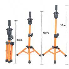 Mini Adjustable 23-Inch Wig Stand Tripod - 5 Colors High-Quality Metal, Portable Foldable Design, Suitable For Mannequin Head, Professional Wig Making And Styling - View 14