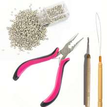 接发套装 - 接发夹、微珠接发工具、微环珠和针头等接发或羽毛接发设备 - 查看 12