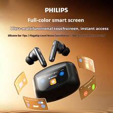 Philips TAT3120 True Wireless Earbuds, Active Noise Cancelling, Large Digital Display, Long Battery Life, In-Ear, Bluetooth 5.4, Clear Call, Pocket-Sized Charging Case - 查看 6