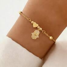 Golden Heart-shaped Letters