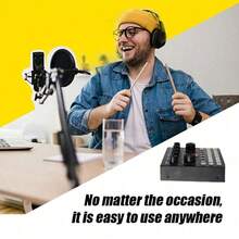 LMBGM V8S Sound Card, Smartphone & Computer Live Singing Device, V8 Sound Card Suitable For IOS And Android - View 7