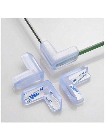 KIT c/10/20 Protetor De Quina Silicone Mesa Segurança Para Crianças E Bebes Proteção