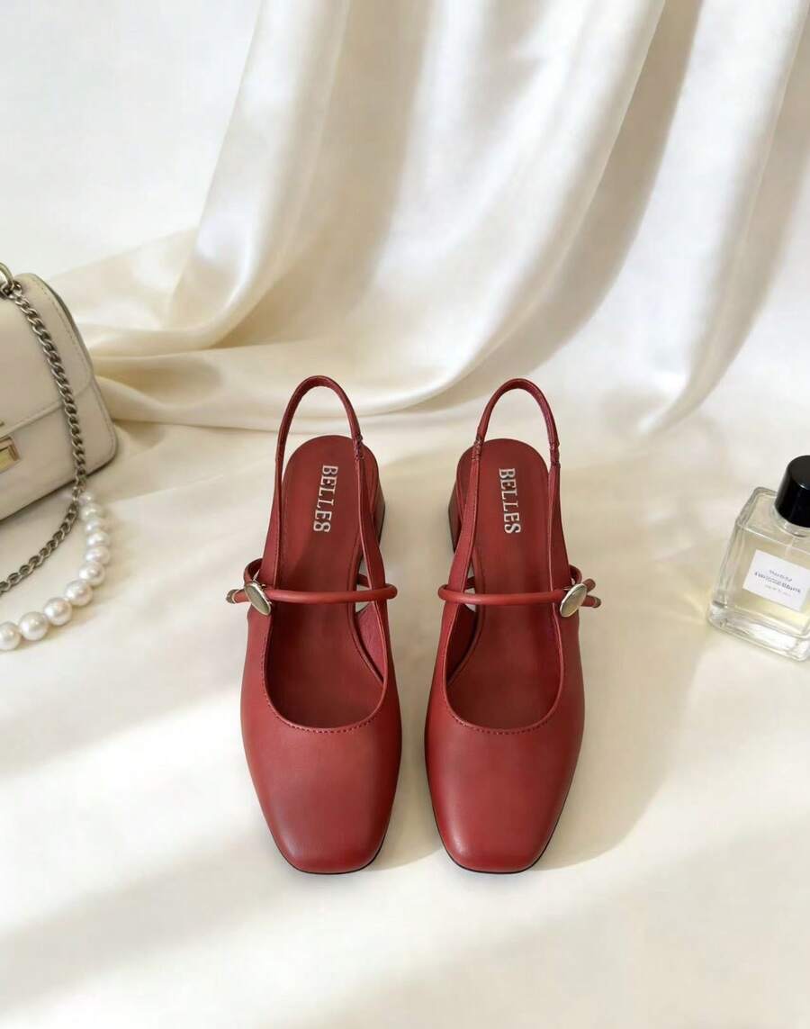 Women Flats - Đỏ - Xem 1