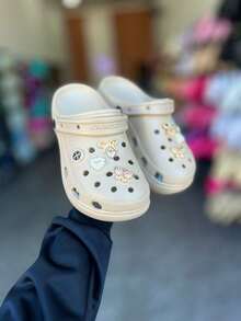 Babucha de Plataforma salto altoo 100% EVA com aleatoriamente freeware pingente - Macio e Confortável - Caqui - Visão 4