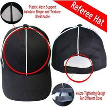 Ahuimeius Referee Hat And Whistle Set With 6 Penalty Flags - Complete Referee Accessories Kit, Fan Set Party Game And Costume - Initial - View 2