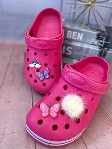 Calçado babuche yvate croco personalizado 4 botons - Pink - Visão 3