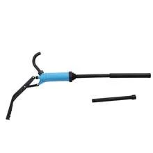 53x3.9x2.3in Plastic Lever Acting Drum Barrel Pump PP Manual Drum Barrel Pump Blue PP Spout For Gas Stations, Construction Sites - A - View 5