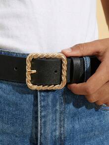 3pcs Kids' Combo Waist Belt, High-End PU Waist Strap For Jeans, Dresses, Student Belts - Multicolor - View 9