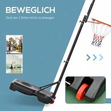 Wall Mounted Basketball Backboard - Black - View 5