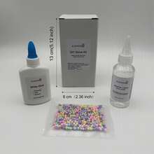 KIDMIDO - Super Simple DIY Slime Kit Includes White Glue, Slime Activator And Color Foam Ball - DIY SLIME KIT - View 7