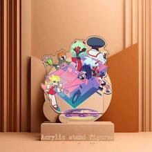 20厘米高动漫天使吊带袜主题CNC精密切割PET立牌 - 彩色 - 查看 9