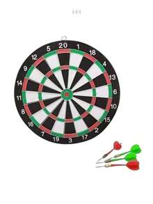 Tiro Al Blanco Reversible CHICO 30cm Con Dardos Incluidos - Multicolor - Ver 5