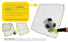 Football Master Replacement Net For Foot Ball Soccor Rebounders 100cm X 100cm - Black - View 5