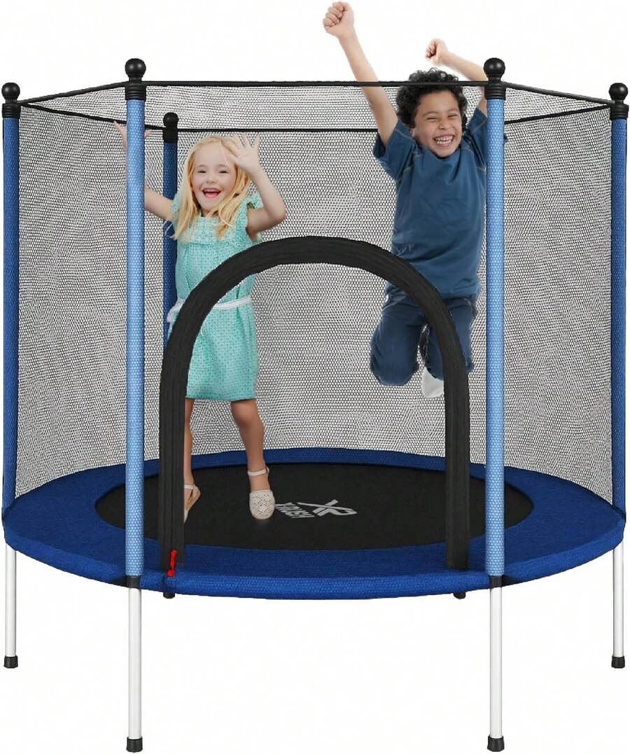 Trampolín de 55 Pulgadas con Red de : Especificacionesécnicas, Estructura de Acero Reforzado y Diseño - 1 - Ver 1