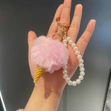 1个可爱仿真冰淇淋珍珠串珠钥匙扣/包包挂饰 - A - 查看 17