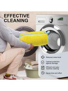 4个装防变形洗衣鞋袋,360°清洁不伤鞋,适用于洗鞋机和洗衣机,可机洗晾干,通用型,适用于所有鞋型(尤其适合运动鞋和休闲鞋),柔软舒适的鞋履护理工具,兼具洗漱用品收纳功能,是情人节和圣诞节的理想礼物。 - 彩色 - 查看 7