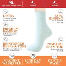 Athletic Socks - 6 Pairs Of Bright Colors - View 4
