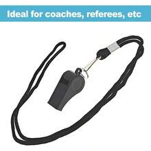12Pcs Whistle With Lanyard Referees, Sports, U2013 High - Pitched Whistle, Durable And Loud - Initial - View 7