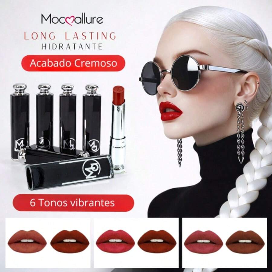 Labial Mocoallure Long Lasting hidratante. - 03 - Ver 1