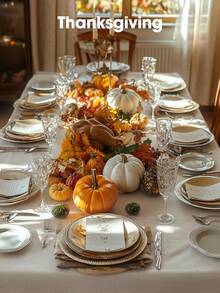 Plastic Table Cloth Disposable 8 Pack, 54 X 108 Inch Table Cloths, Party, Wedding, Thanksgiving Decorations, Fall Tablecloths, Rectangle, Beige Plastic Cover, Leakproof & Sturdy, Cream, Ivory - 象牙白色 - 查看 5