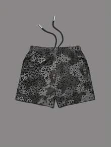 Men's Statement Print Shorts Fashion Designer Patterned Casual Daily Wear Shorts - 彩色 - 查看 1