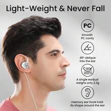 Qkz Ak6 Gaming Earbuds With Mic,Universal 3.5mm HiFi Sport Headphones In Ear Earphone For Running With Microphone Headset Music Earbuds - 白色 - 查看 2