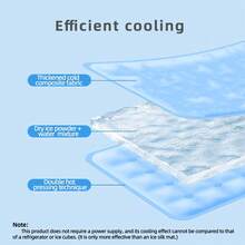 1pc Pet Cooling Mat, Summer Pet Cooling Pad, Dog/Cat Cooling Cushion, No Electricity Required, Self-Watering Gel Pad, Suitable For Medium/Small Dogs And Cats To Use In Summer - Multicolor - View 4