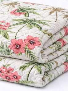 100% Cotton Quilt Bedspread – Lightweight Multi-Purpose Coverlet – All Season – Made In Turkey - Multicolor - View 4