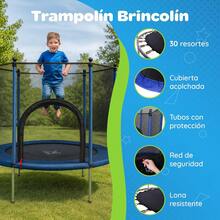 Trampolín de 55 Pulgadas con Red de : Especificacionesécnicas, Estructura de Acero Reforzado y Diseño - 1 - Ver 5