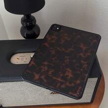 复古琥珀渐变扁平保护套，兼容苹果第11代平板电脑、Pro 2025新款可爱第10代、时尚Air 7/6轻薄防弯折11英寸平板电脑保护套，专为女孩设计 - 鏽棕色 - 查看 11