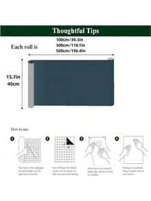1卷米色纯色自粘壁纸,可移除PVC贴纸,适用于卧室、客厅家居装饰墙面,家具翻新,DIY简易安装,尺寸:15.7英寸 x 39.3英寸/118.1英寸/196.8英寸 - 米色 - 查看 3